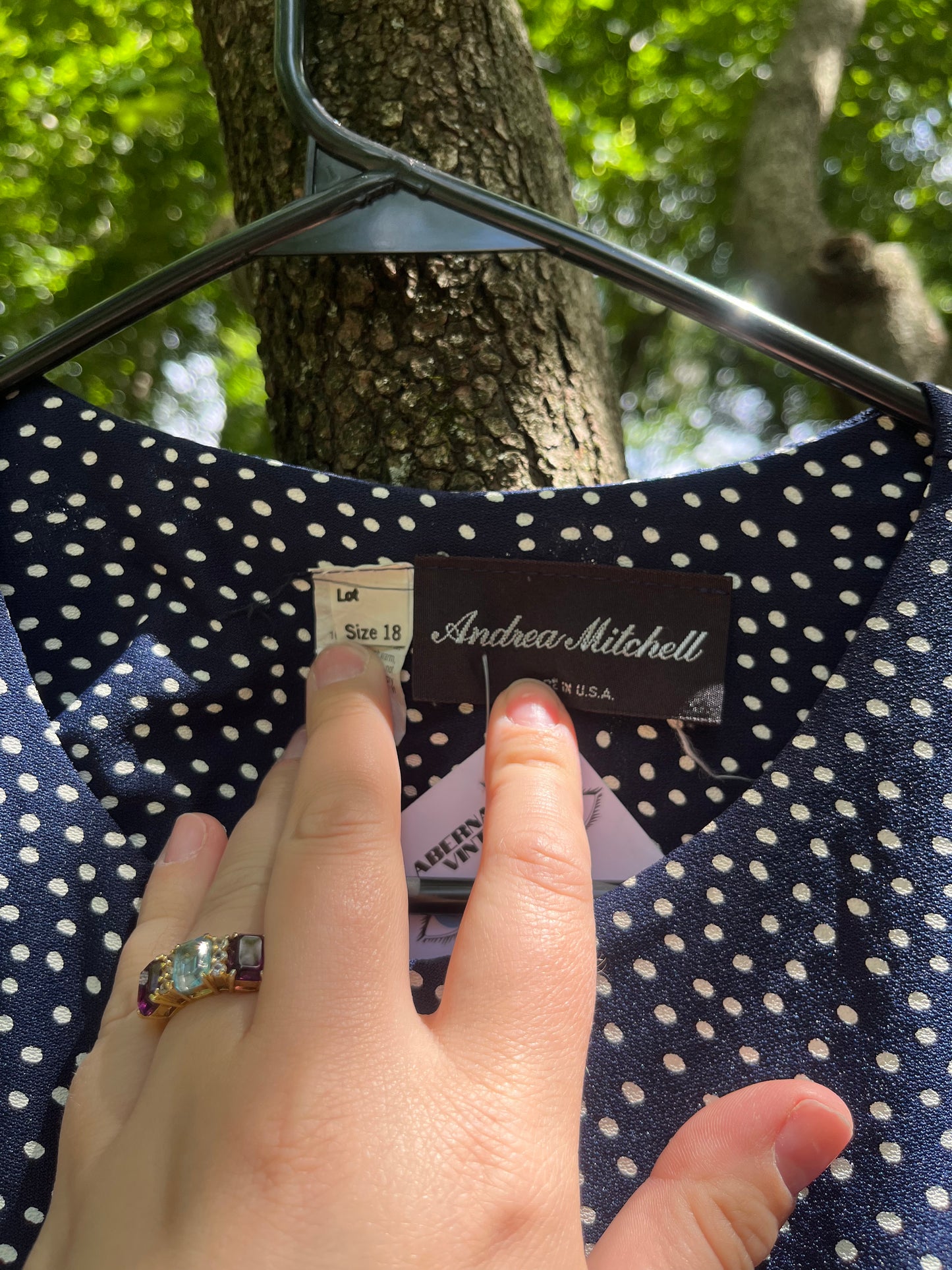 Polkadot Dream 80s Peplum Dress