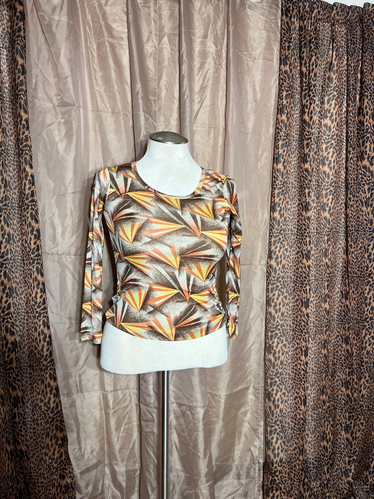 Statement Print 90s Top