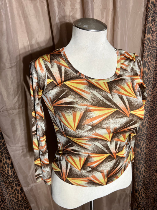 Statement Print 90s Top