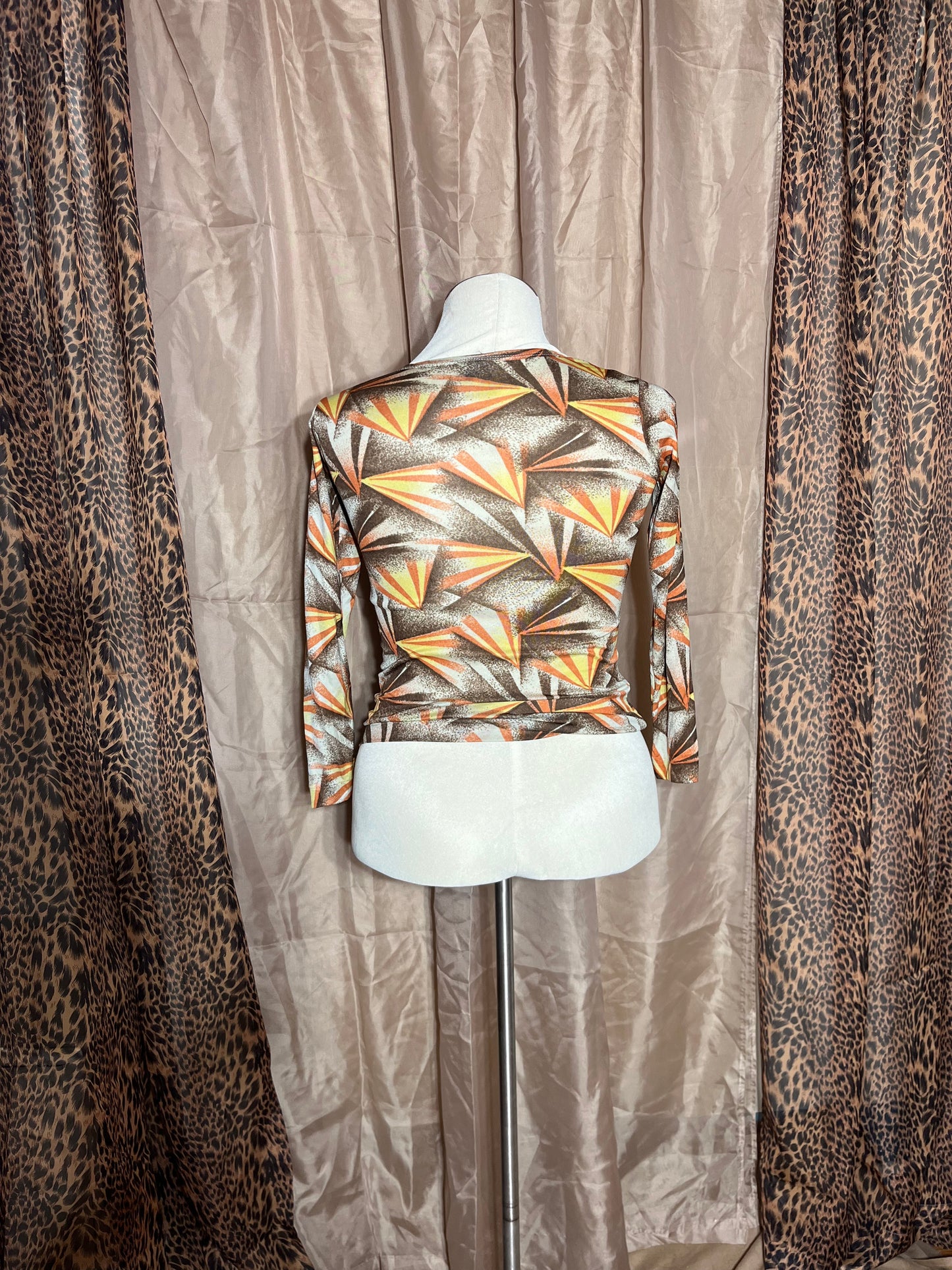 Statement Print 90s Top