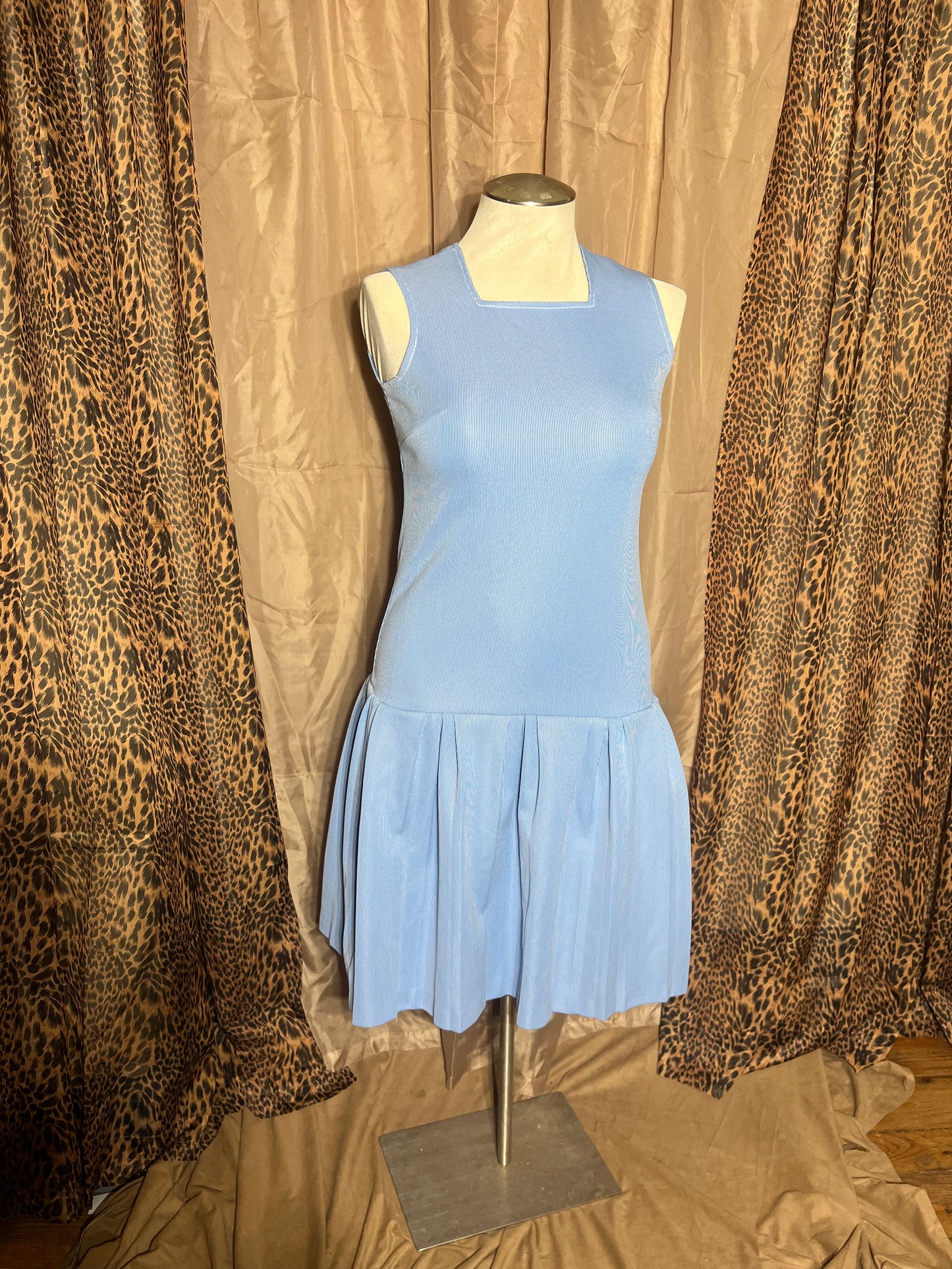 1970s Drop-Waist Dress