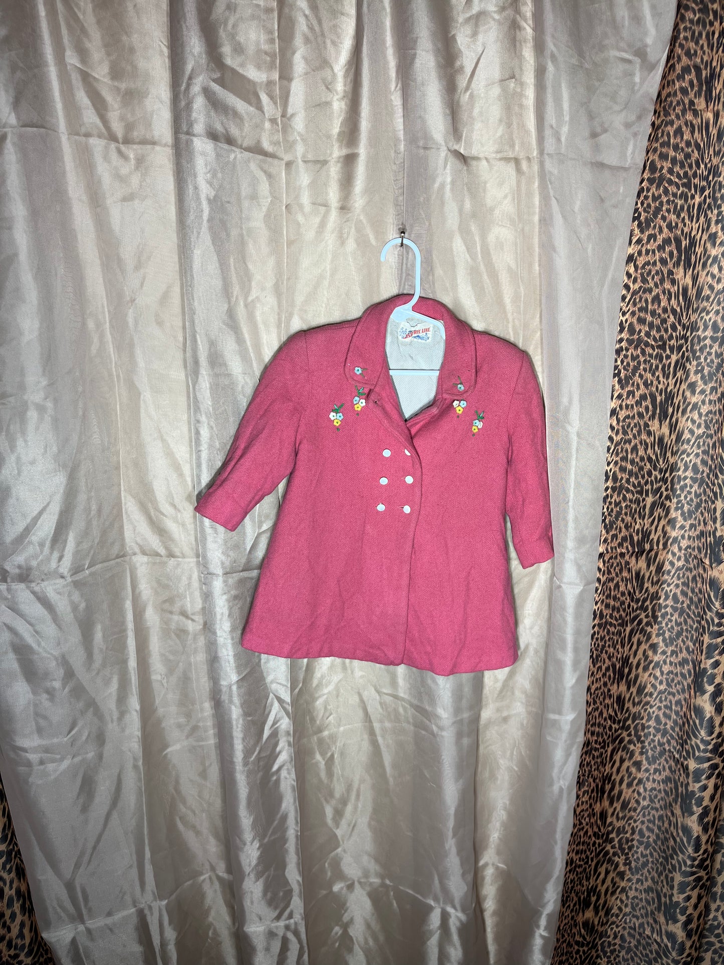 Vintage Playboy Line Children's Wool Coat
