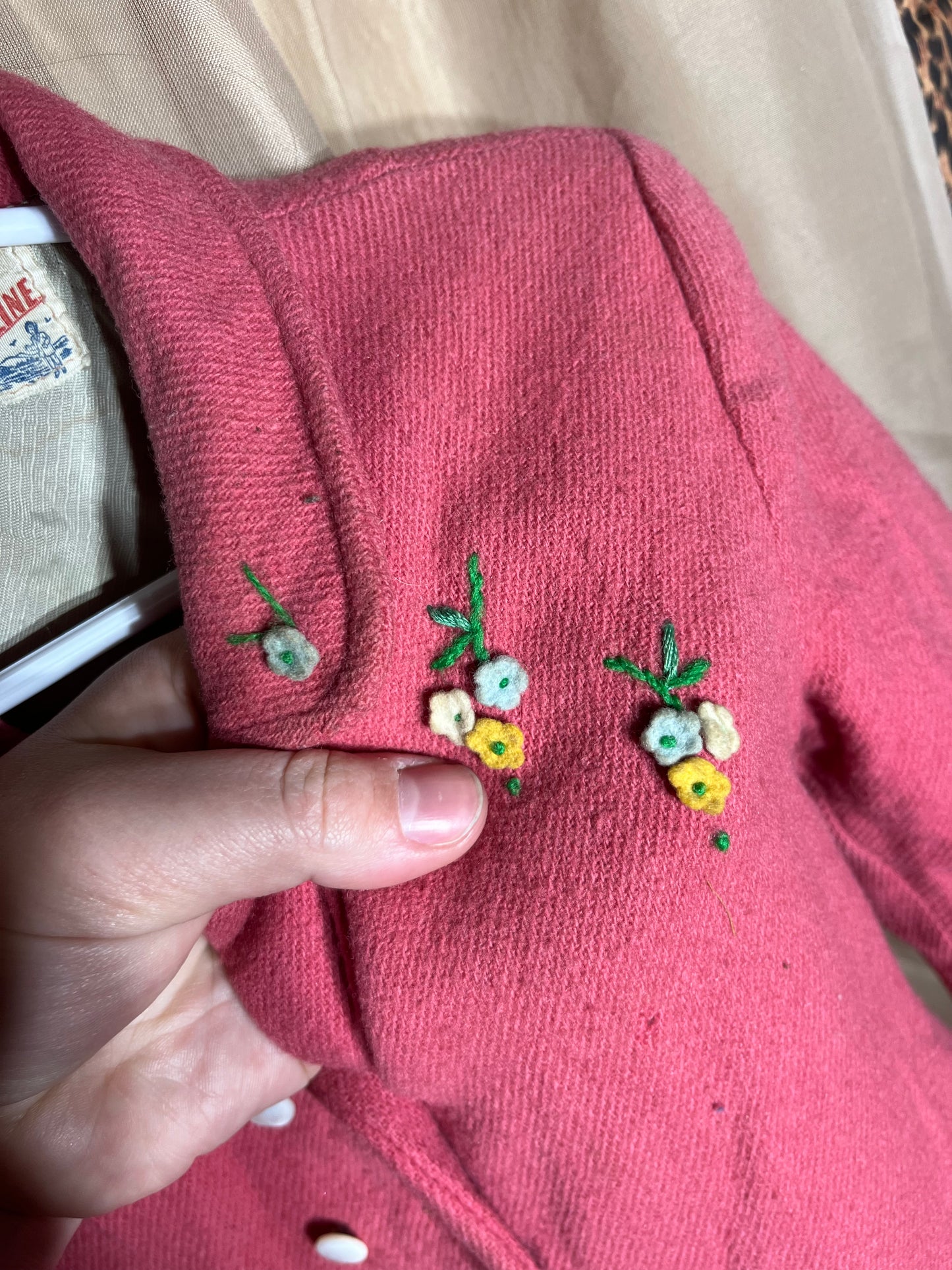 Vintage Playboy Line Children's Wool Coat