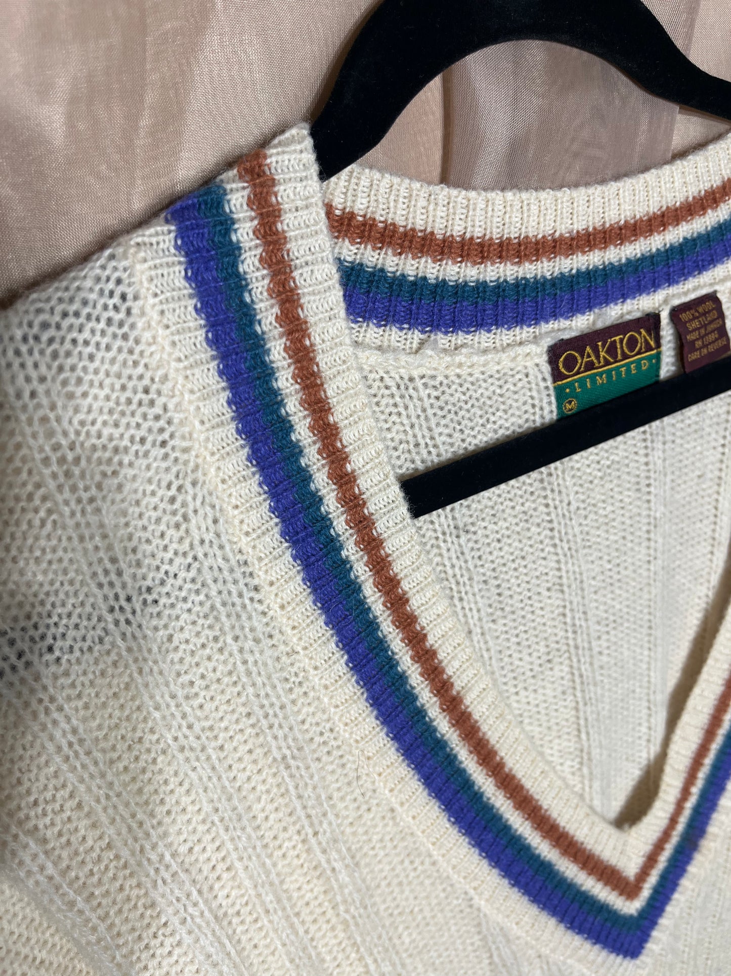 Preppy Cool V Neck Sweater