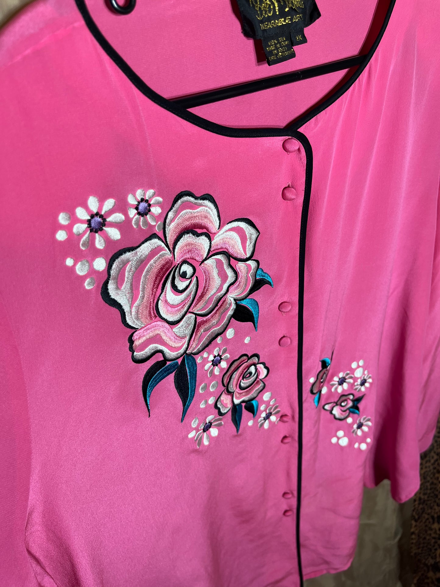Bob Mackie Sassy Silk Blouse