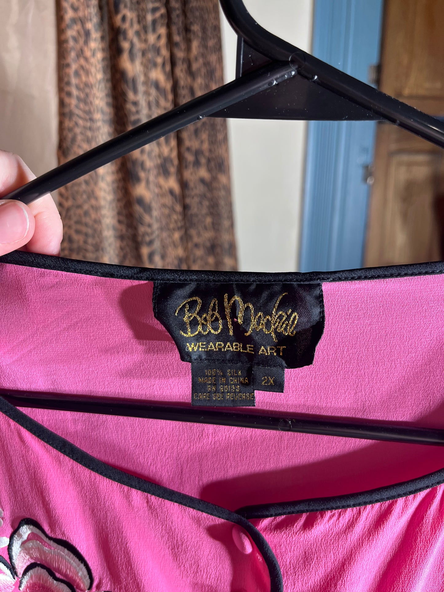 Bob Mackie Sassy Silk Blouse