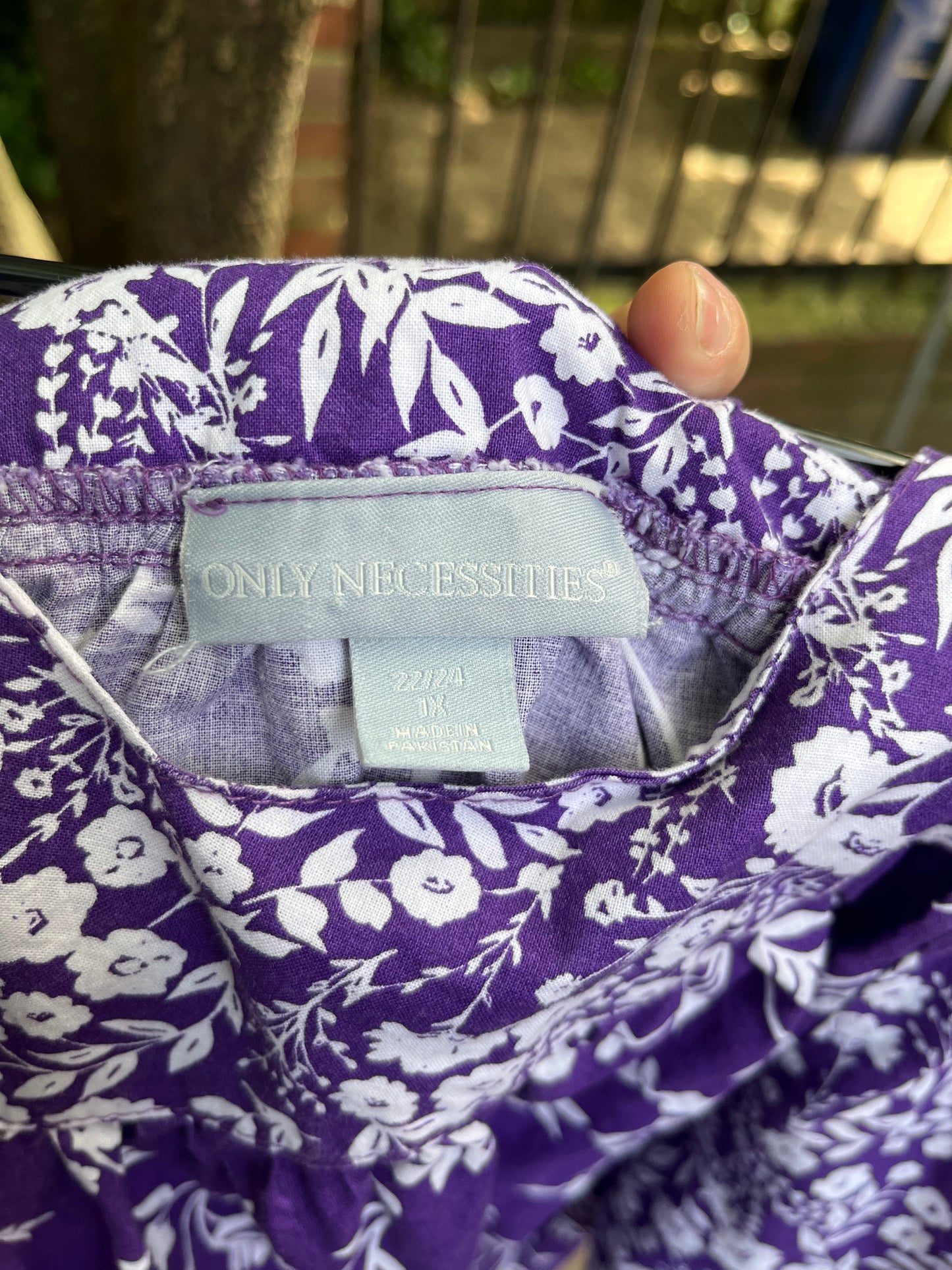 Pretty in Purple Floral House Dress